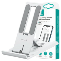 usams uchwyt biurkowy na telefon/tabletbiały/white zj070zj02 (us-zj070)
