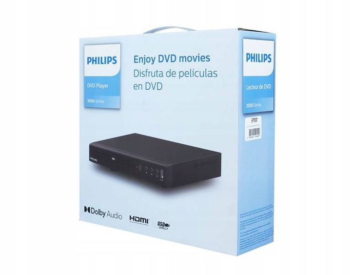 Odtwarzacz DVD Philips TAEP200 z pilotem HDMI USB zdjęcie 2