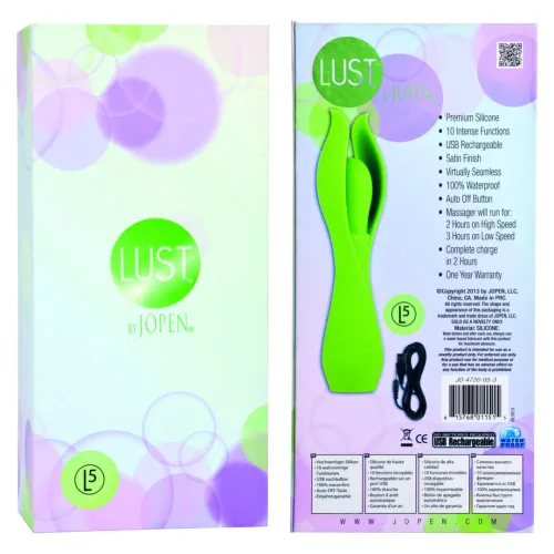 wibrator lust by jopen - l5 vibrator green na Arena.pl