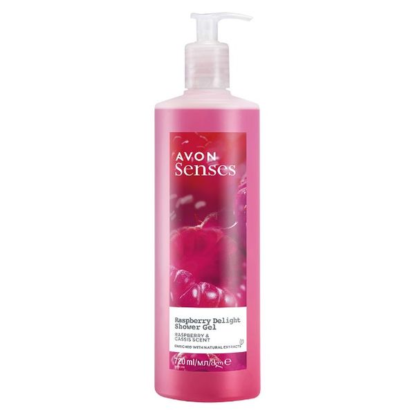 Avon Senses Raspberry Delight Żel pod prysznic 720 zdjęcie 1