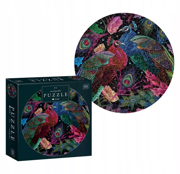 Puzzle 500 Round Secret Garden 1 zdjęcie 1