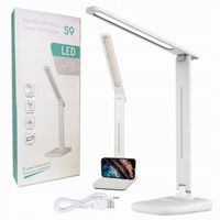 LAMPKA BIURKOWA ŚWIATŁO LED DOTYKOWA PANEL RUCHOMA 50CM 3 POZIOMY ŚWIATŁA