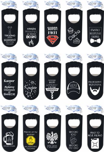 OTWIERACZ Z NADRUKIEM UV prezent NA WIECZÓR KAWALERSKI + IMIĘ DATA na Arena.pl