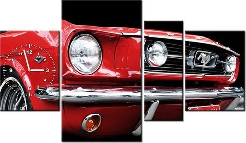 70CM 120CM OBRAZ 4 ELEM RED MUSTANG Y ŚCIENNY na Arena.pl