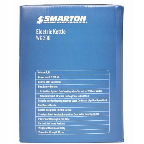 Czajnik Elektryczny Smarton WK 300 1,8L 1600W na Arena.pl