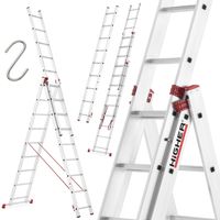 Drabina aluminiowa 3x9 ALOSS / HIGHER Professional