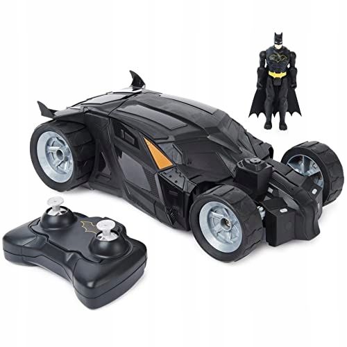 ZESTAW BATMAN BATMOBILE ZDALNIE STEROWANY + FIGURKA POJAZD AUTO RC PILOT na Arena.pl