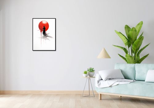 Plakat 50x70cm Samotny Samuraj na Arena.pl