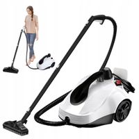 PAROWNICA MYJKA PAROWA CZYŚCIK MOP PAROWY WSZECHSTRONNY + AKCESORIA 2000W