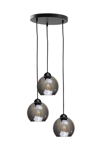 Lampa wisząca 3xE27 YUNO BLACK zdjęcie 1