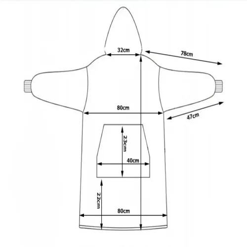 Ciepła bluza koala koc oversize XXL gruby futrzak miękka z kapturem na Arena.pl