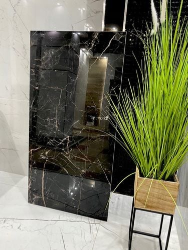 CZARNY GRES POLER 120X60 ze złotą nitką Wysoki POŁYSK - SUPER CENA!!! na Arena.pl