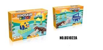 KX7487 Klocki przestrzenne Dinosaur Blocks 290el na Arena.pl