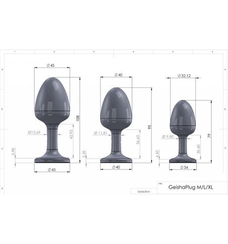 Buttplug Marc Dorcel - Geisha Plug Ruby M V2 na Arena.pl