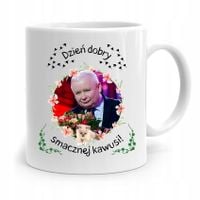 Kubek Śmieszny Prezesa Pis Jarosław Kaczyński Z Nadrukiem Ze Zdjęciem