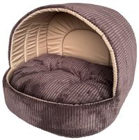 Legowisko Posłanie Buda PIES-KOT brązowy sztruks Rozmiar XL
