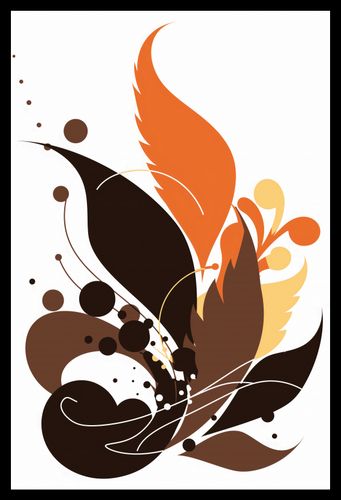 Plakat 30x45cm Ognie Jesienne na Arena.pl