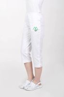 Spodnie medyczne rybaczki damskie z HAFTOWANYM TWOIM LOGO 10 SZTUK