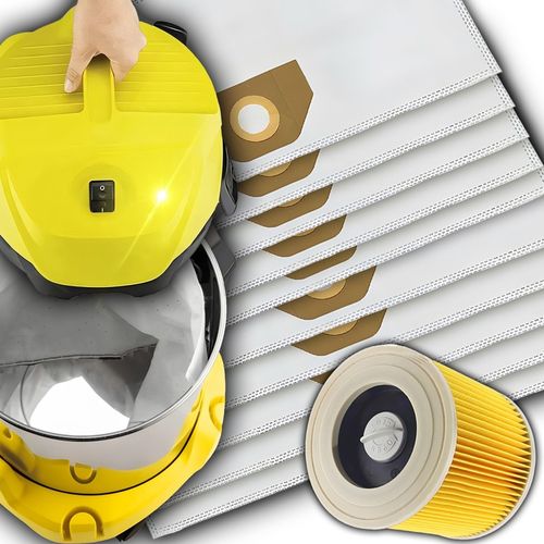 10X WORKI DO ODKURZACZA KARCHER WOREK WD 3 WD3 WD2 WD 6 SE 4001 V17 + na Arena.pl