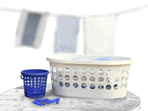 Klamerki Do Bielizny Koszyk Białe 24 PlastTeam na Arena.pl