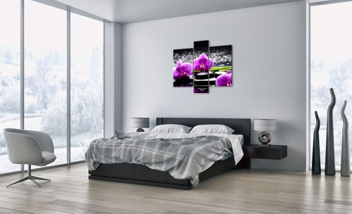 Obraz Na Płótnie - Storczyk Kamień - 95X80 Cm - Cb95X80-2658 na Arena.pl