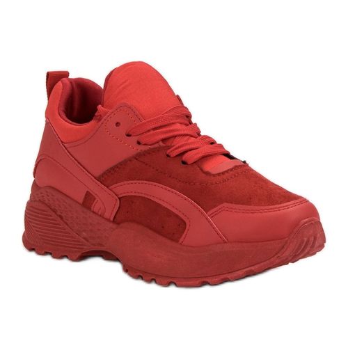 Czerwone Sneakersy Na Platformie r.36 na Arena.pl