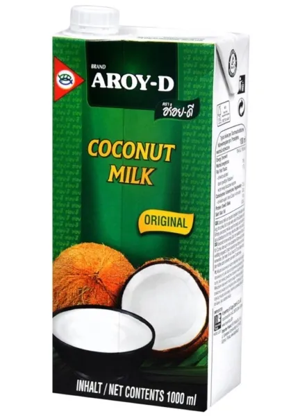 Mleko kokosowe (70% wyciągu z kokosa) 1L w kartonie - AROY-D zdjęcie 1