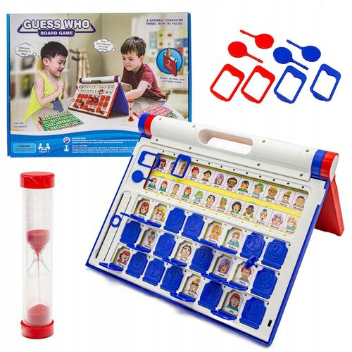 Edukacyjna GRA PAMIĘCIOWA Zgadnij Kto to? PRZENOŚNA WALIZKA 8 PLANSZ na Arena.pl