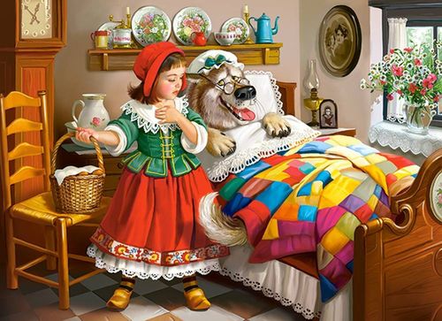 Puzzle 120el. red riding hood na Arena.pl