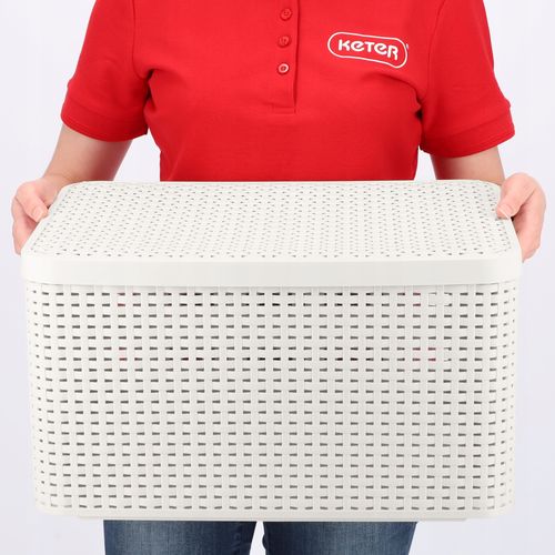 Curver Koszyk Pojemnik Organizer Z Pokrywką 30L na Arena.pl