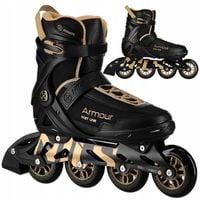 ŁYŻWOROLKI ROLKI ARMOUR Rekreacyjne Męskie Damskie Kółka KAUCZUK ABEC7 r.45
