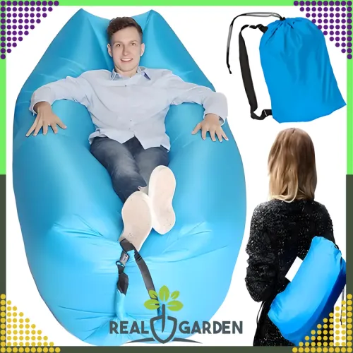 Nadmuchiwana Sofa Rozkładana na Plaże Forel Materac Leżak Lazy Bag Torba na Arena.pl