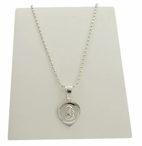 Łańcuszek Srebrny Damski Kulkowy 1,60 mm z Medalikiem pr 925 Grawer Gratis zdjęcie 8