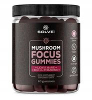 Żelki z Lion's mane Focus Gummies vegańskie i bez cukru