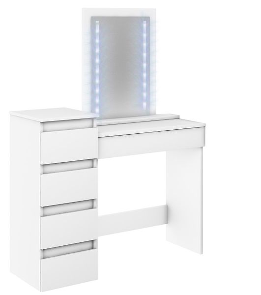 TOALETKA MEGAN 4S BIAŁA lustro LED zdjęcie 3