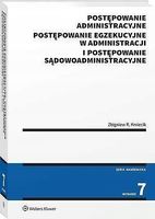 Postępowanie administracyjne, postępowanie egzekucyjne w administracji i p…