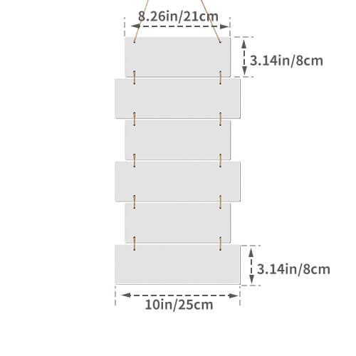 Sześć wiszących ramek z MDF-u do sublimacji na Arena.pl