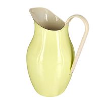 Dzbanek Emaliowany Cytrynowy 2,6 L do Wody Handmade Retro