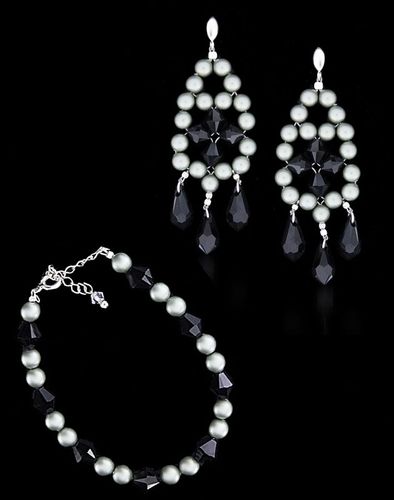 komplet srebro elementy Swarovski® na Arena.pl