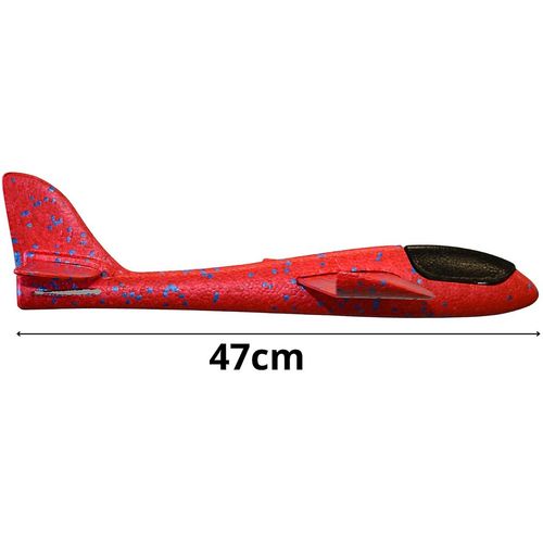 SAMOLOT STYROPIANOWY 47CM CZERWONY na Arena.pl