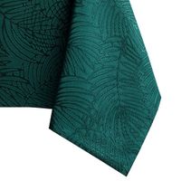 Obrus Plamoodporny GAIA 140x300 Owal zielony AmeliaHome