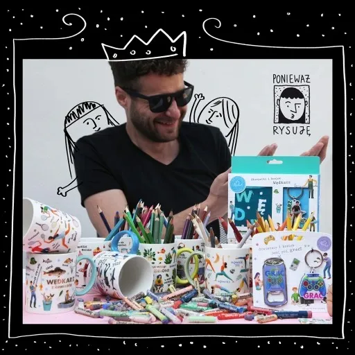 ZESTAW NA PREZENT KUBEK Z BRELOKIEM DLA WĘDKARZA RYBY WĘDKARZ Z KRWI I OŚCI zdjęcie 3