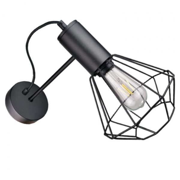 Kinkiet 1xE27 LARS BLACK zdjęcie 2