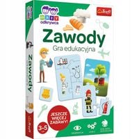 GRA DLA DZIECI RODZINNA EDUKACYJNA ZAWODY MAŁY ODKRYWCA 3+ TREFL