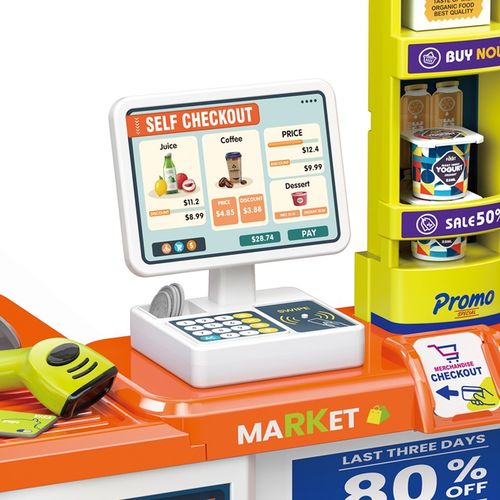 SUPERMARKET SKLEP DLA DZIECI STRAGAN KASA WAGA KOSZYK WÓZEK SMARTFON MATADI na Arena.pl