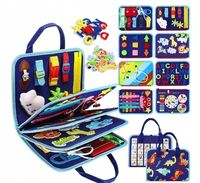 Tablica Manipulacyjna Sensoryczna dla Dzieci Miękka Edukacyjna Montessori