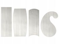 Zestaw 4 CYKLIN francuskich - grubość 0,4 mm