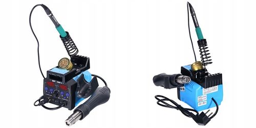 Stacja lutownicza precyzyjna HOTAIR WEP 938BD-III 775W 2w1 grot T12 na Arena.pl