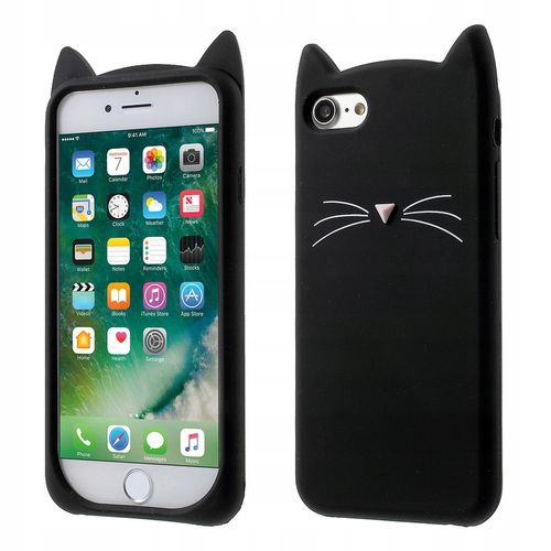 Etui iPhone 7Plus 8Plus Case Kocie Uszy WĄSY Kot na Arena.pl