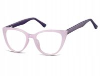 OPRAWKI Okulary Korekcyjne Kocie Zerówki damskie marki SUNOPTIC + GRATISY